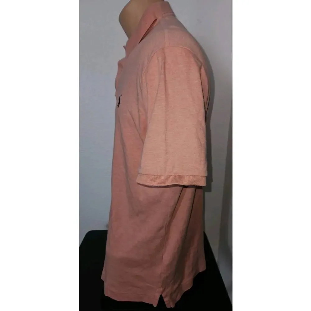 Vintage Polo by Ralph Lauren Shirt Mens Size Medium Coral Short Sleeve